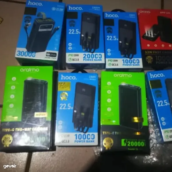 Oraimo power banks, 10,000 to 60,000mAh, 5