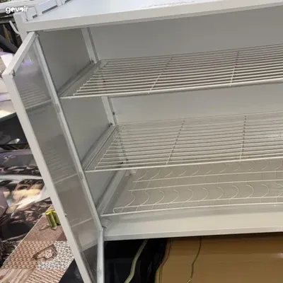 Kitchen storage cabinet, 2 glass doors, 2