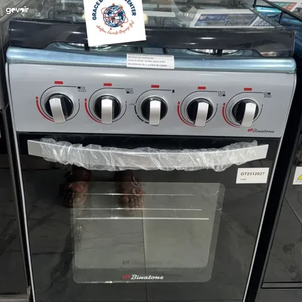Glamstar 4 burner gas cooker with oven, 4