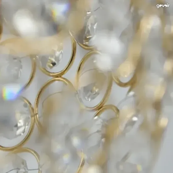 Crystal pendant lights, 4
