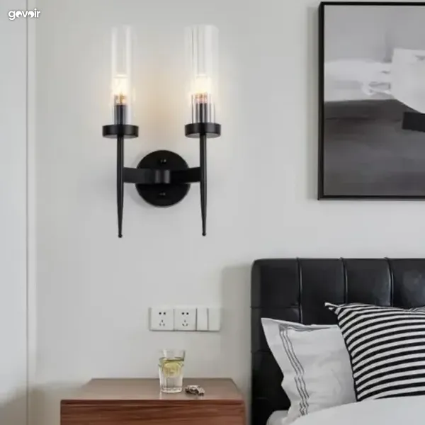 Gold wall lamps, E27, 3