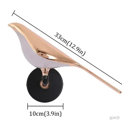 Bird shape LED wall lamps, 3