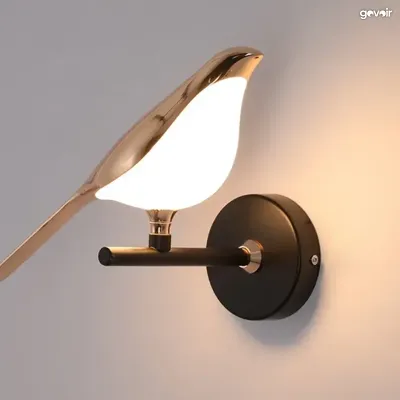 Bird shape LED wall lamps, 2