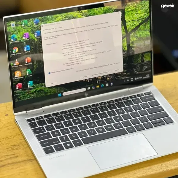 HP EliteBook x360 1030 G8, Core i7 11th gen, 16GB RAM, touchscreen, 3