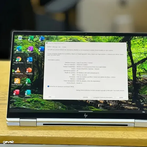 HP EliteBook x360 1030 G8, Core i7 11th gen, 16GB RAM, touchscreen, 6