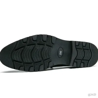 Men's black woven loafers, 3