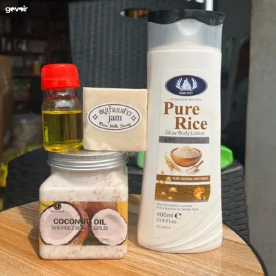Skincare sets: aloe vera, coconut, avocado, 2