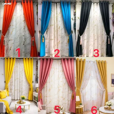 Rideaux chic  2 lourds + 1 voile  1m50 sur 2m50, 3
