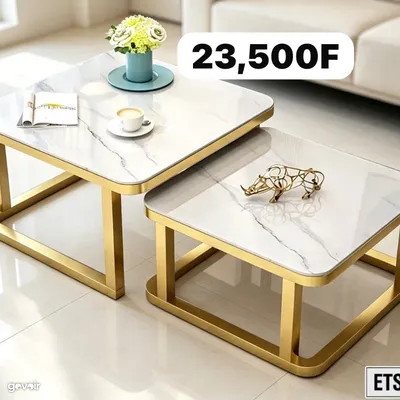 Une table 2 en 1 blanche